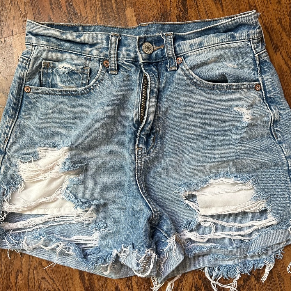 American Eagle denim Mom shorts